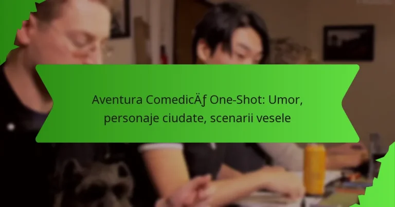 Aventura Comedică One-Shot: Umor, personaje ciudate, scenarii vesele