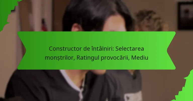 Constructor de întâlniri: Selectarea monștrilor, Ratingul provocării, Mediu
