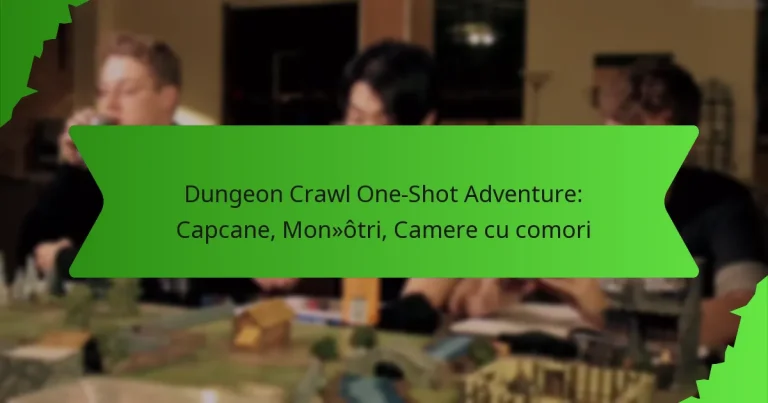 Dungeon Crawl One-Shot Adventure: Capcane, Monștri, Camere cu comori